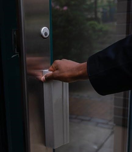 how to lock garage door manually